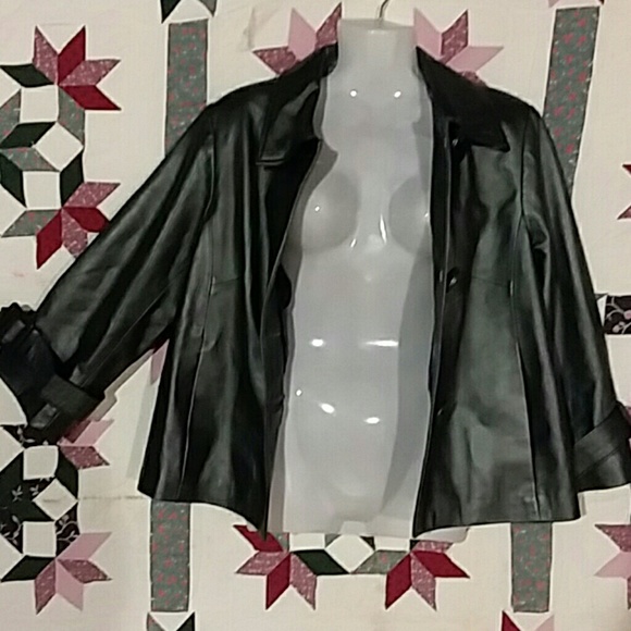 Leather Alfani Jacket - Picture 4 of 8